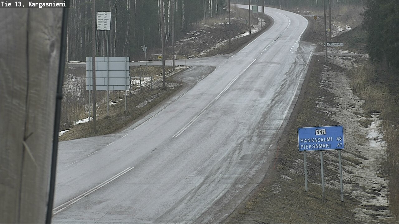 Weather Camera Image Väg 13 Kangasniemi, Kangasniemi, Etelä-Savo