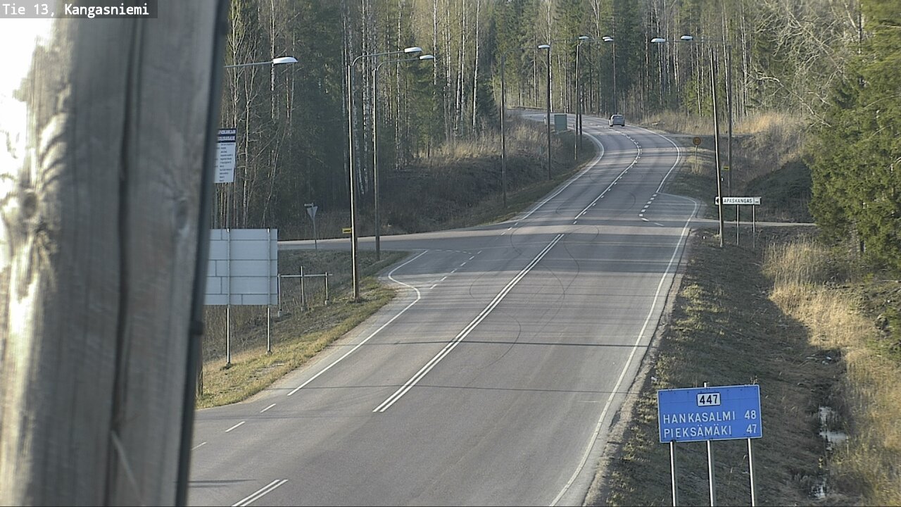 Weather Camera Image Väg 13 Kangasniemi, Kangasniemi, Etelä-Savo