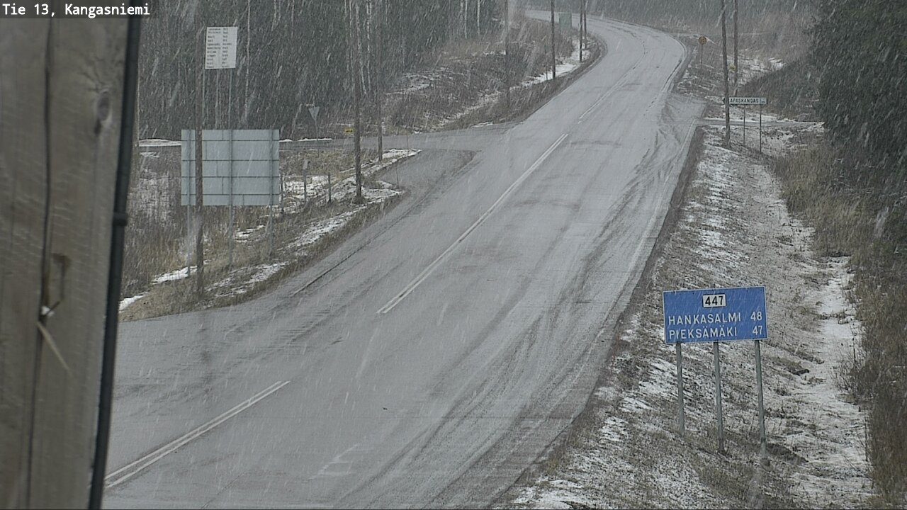 Weather Camera Image Väg 13 Kangasniemi, Kangasniemi, Etelä-Savo