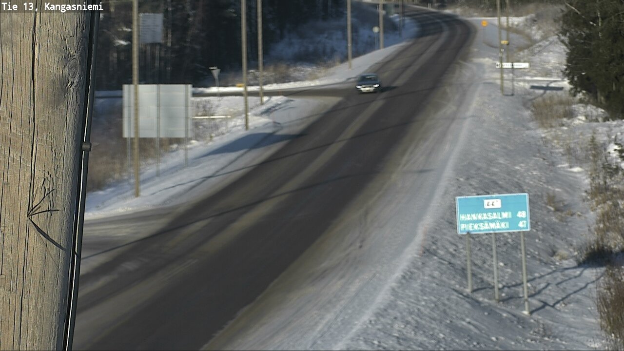 Weather Camera Image Väg 13 Kangasniemi, Kangasniemi, Etelä-Savo
