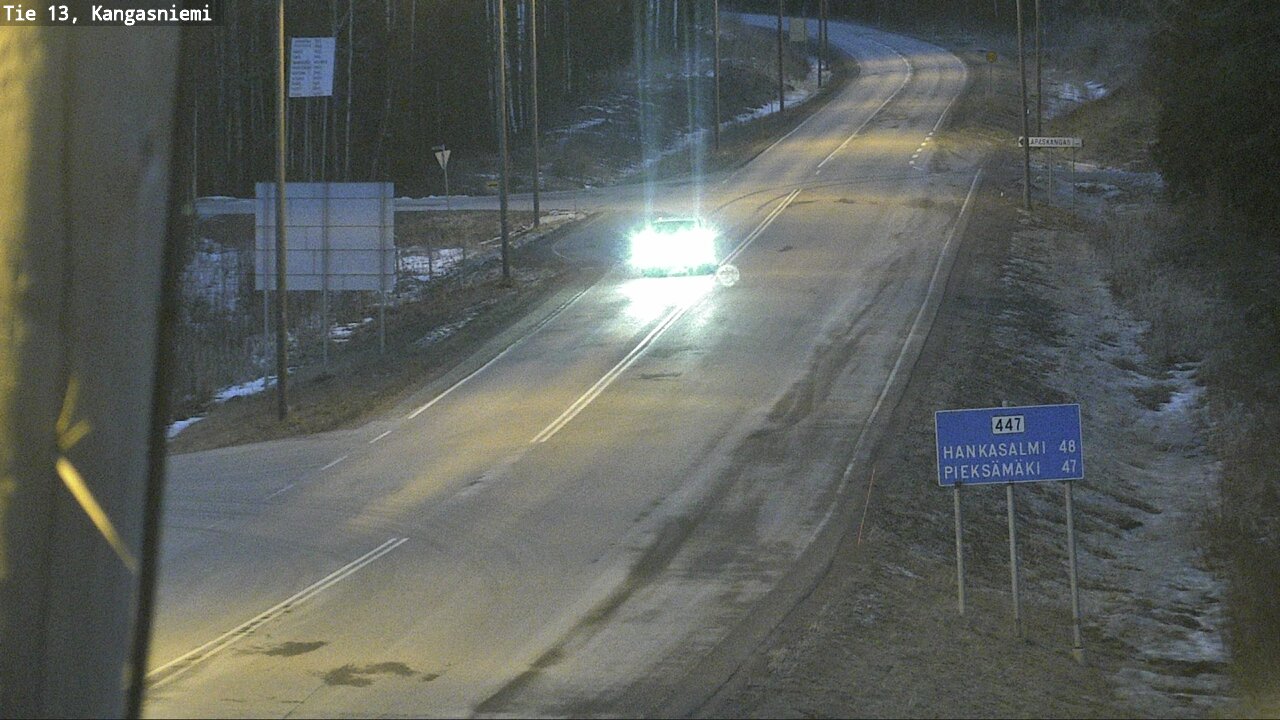 Kelikamerat Kuva Tie 13 Kangasniemi, Kangasniemi, Etelä-Savo