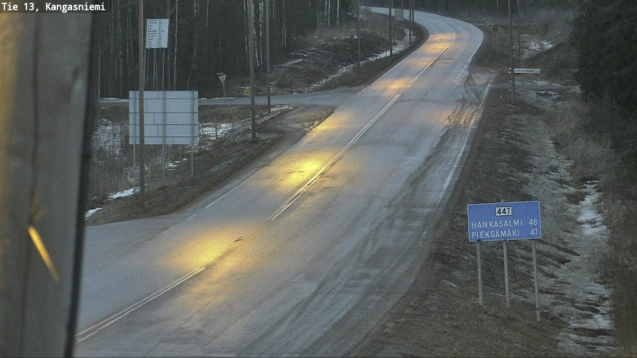 Weather Camera Image Väg 13 Kangasniemi, Kangasniemi, Etelä-Savo