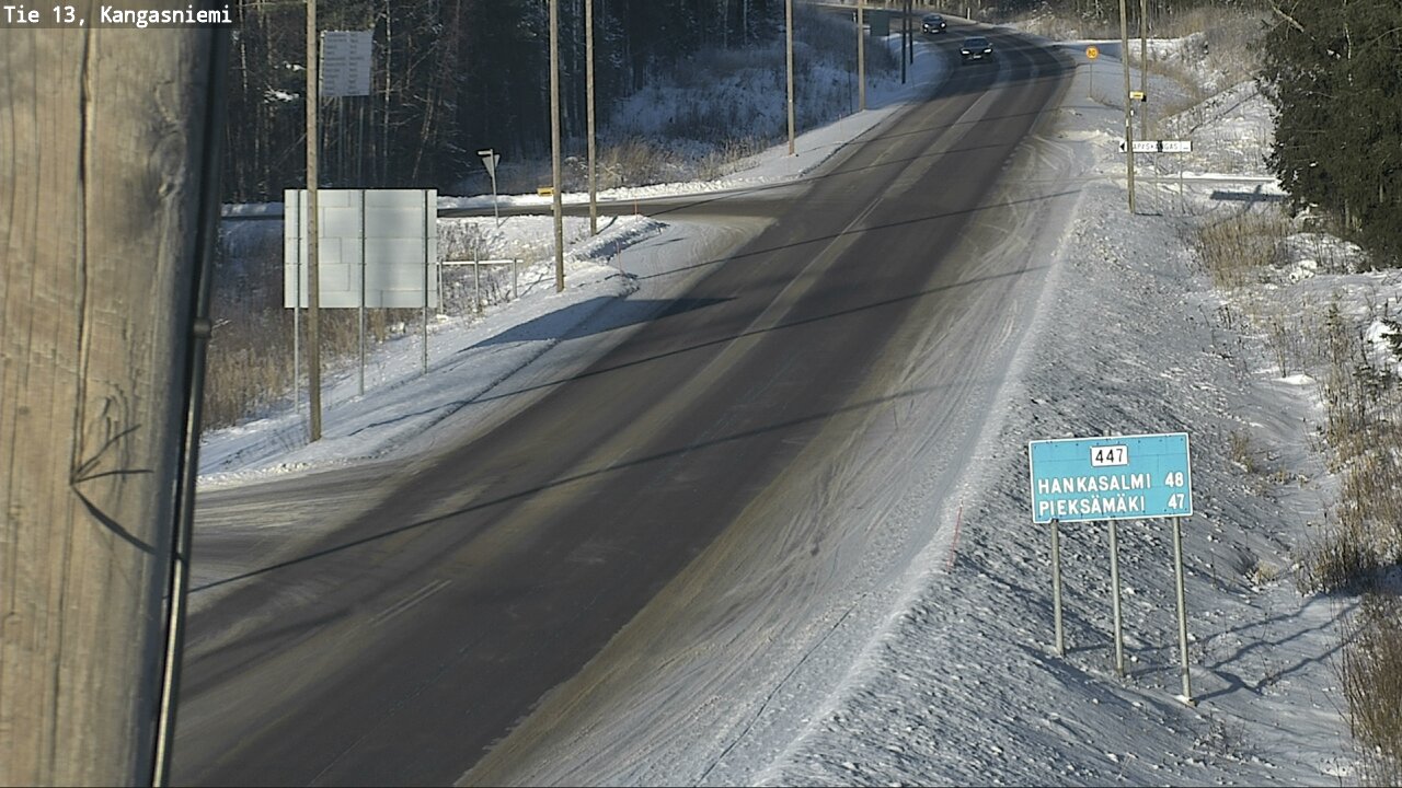 Weather Camera Image Väg 13 Kangasniemi, Kangasniemi, Etelä-Savo