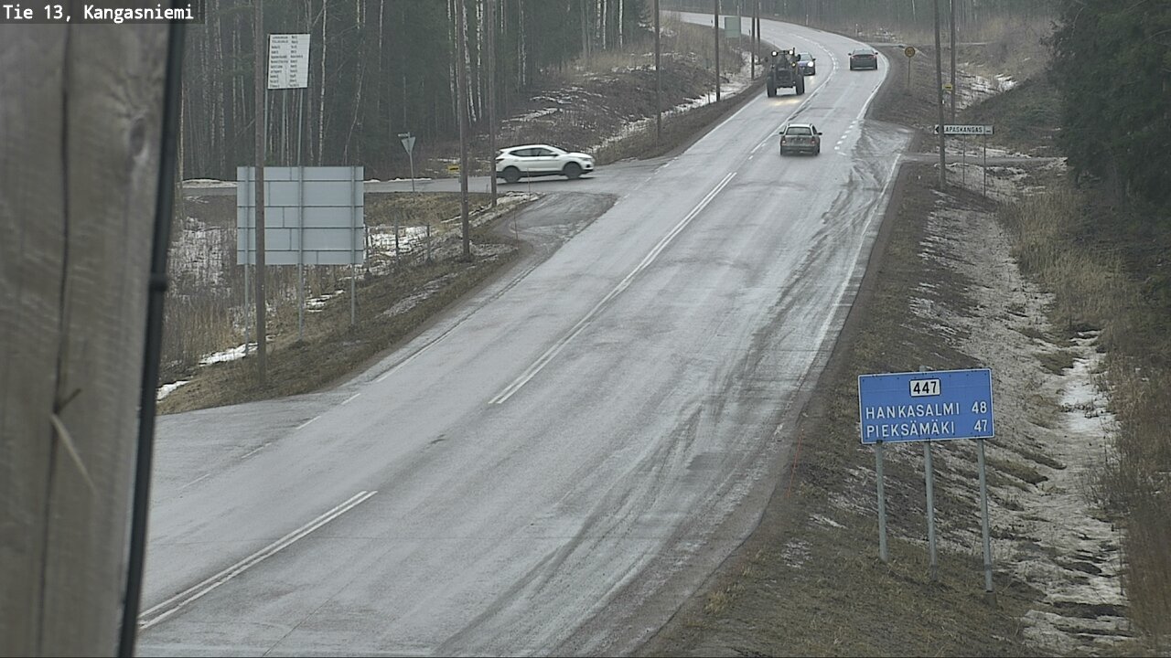 Weather Camera Image Väg 13 Kangasniemi, Kangasniemi, Etelä-Savo