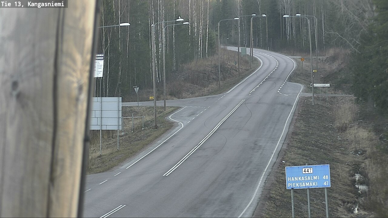 Weather Camera Image Väg 13 Kangasniemi, Kangasniemi, Etelä-Savo