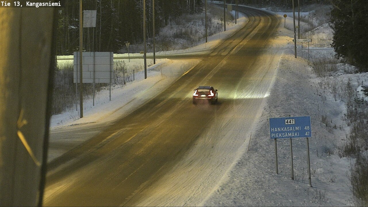 Kelikamerat Kuva Tie 13 Kangasniemi, Kangasniemi, Etelä-Savo