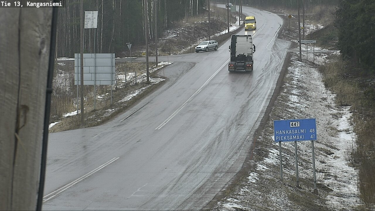 Weather Camera Image Väg 13 Kangasniemi, Kangasniemi, Etelä-Savo