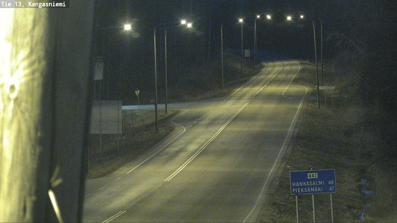 Weather Camera Image Väg 13 Kangasniemi, Kangasniemi, Etelä-Savo