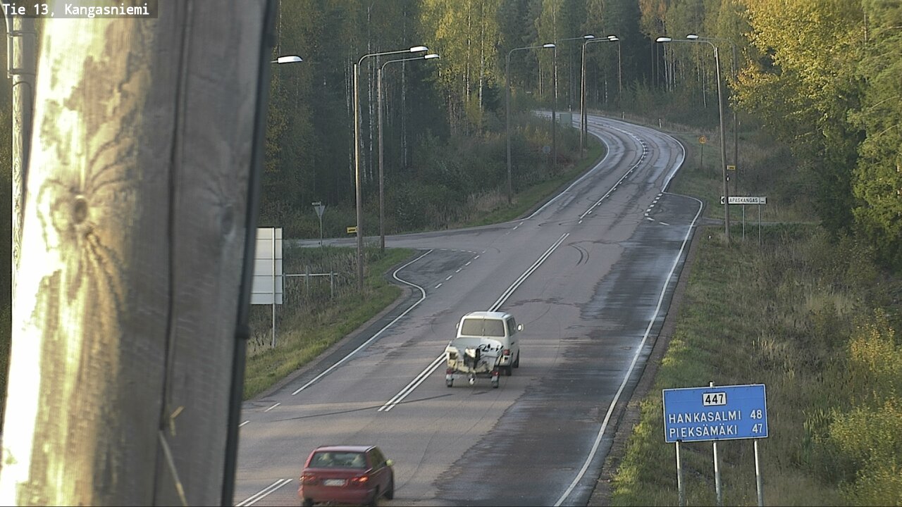Weather Camera Image Road 13 Kangasniemi, Kangasniemi, Etelä-Savo
