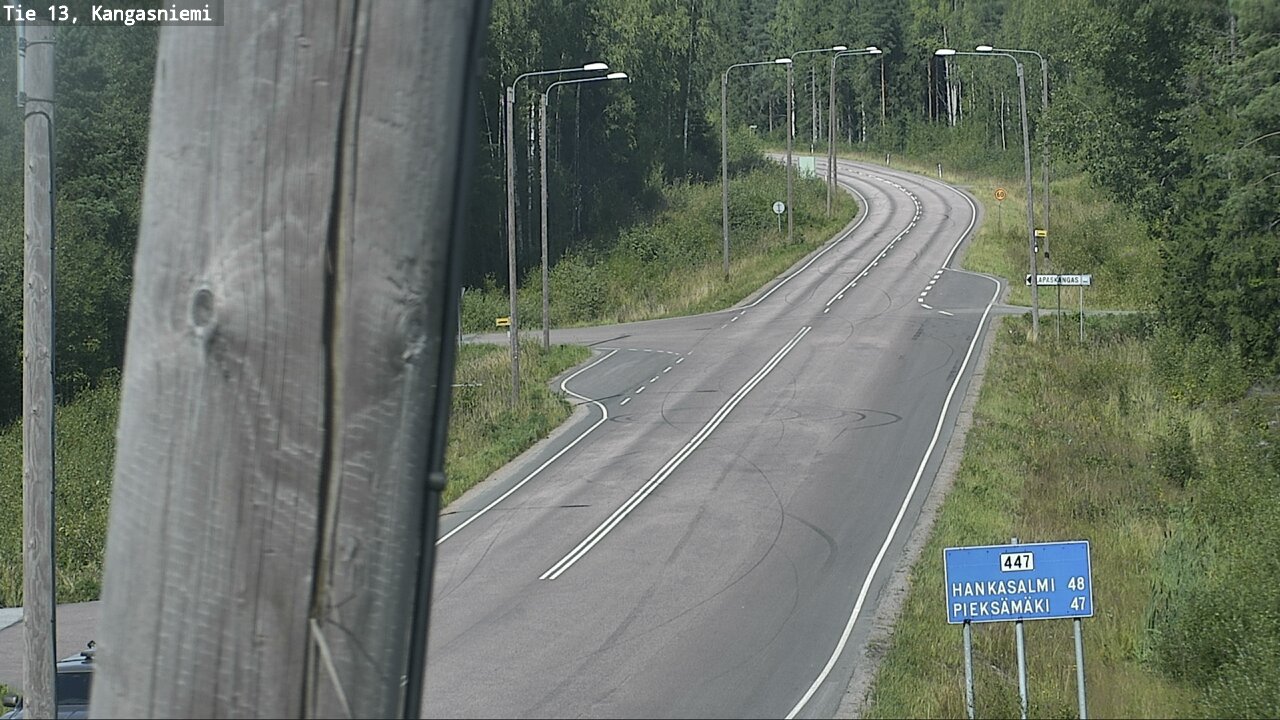 Weather Camera Image Väg 13 Kangasniemi, Kangasniemi, Etelä-Savo