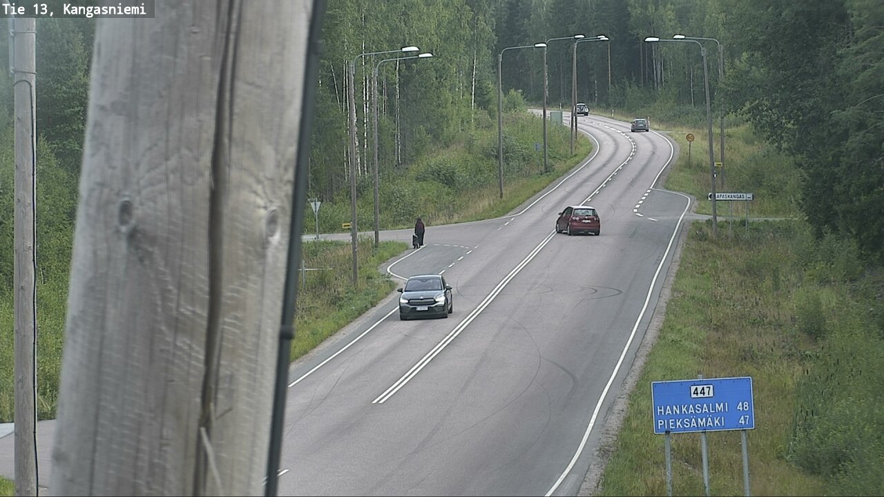 Weather Camera Image Väg 13 Kangasniemi, Kangasniemi, Etelä-Savo