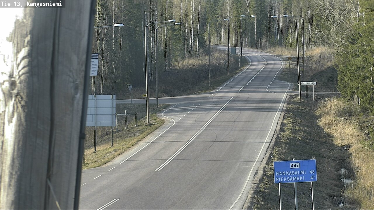 Weather Camera Image Väg 13 Kangasniemi, Kangasniemi, Etelä-Savo