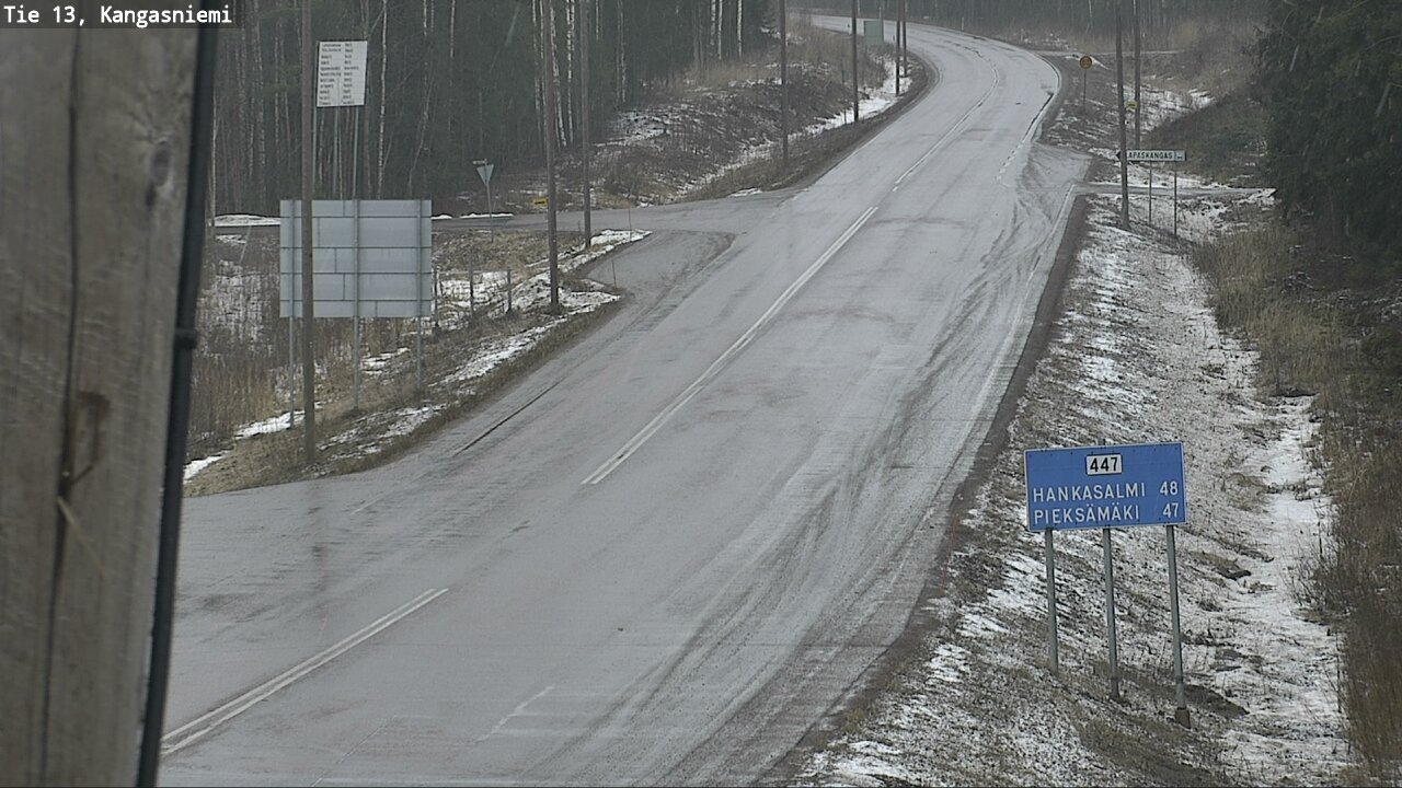 Weather Camera Image Väg 13 Kangasniemi, Kangasniemi, Etelä-Savo