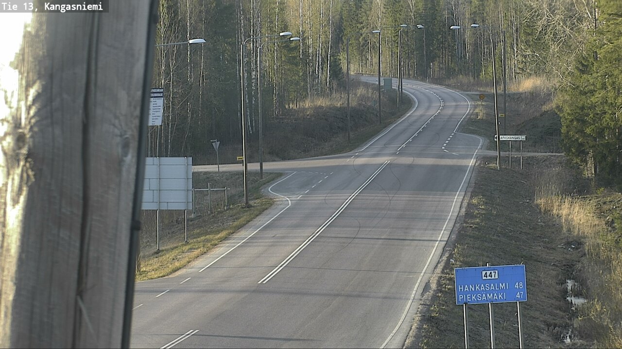 Weather Camera Image Väg 13 Kangasniemi, Kangasniemi, Etelä-Savo