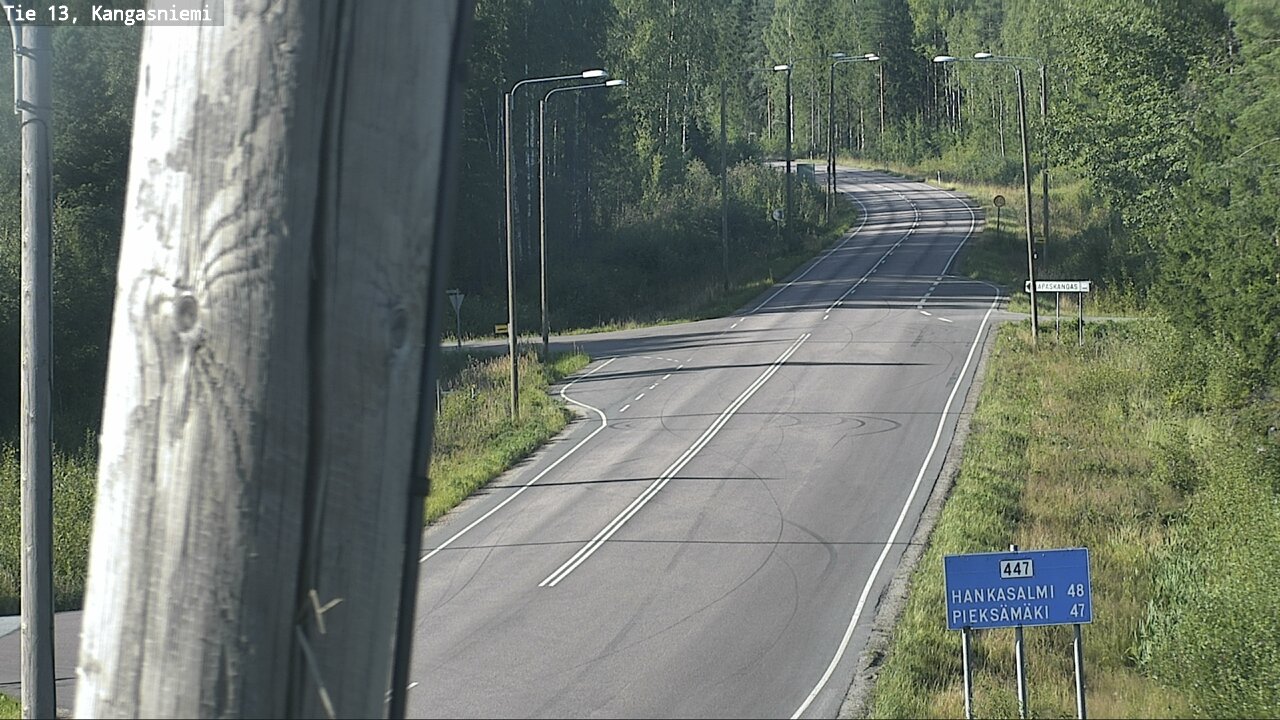 Weather Camera Image Väg 13 Kangasniemi, Kangasniemi, Etelä-Savo