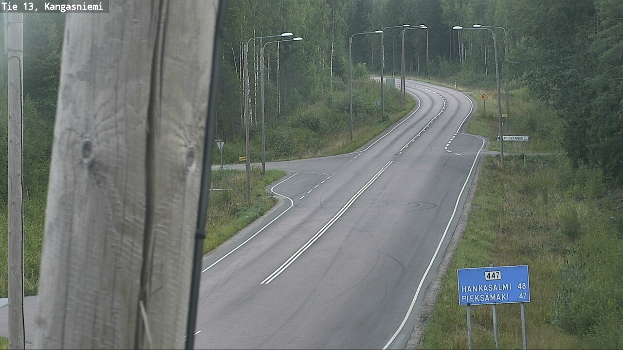 Weather Camera Image Väg 13 Kangasniemi, Kangasniemi, Etelä-Savo