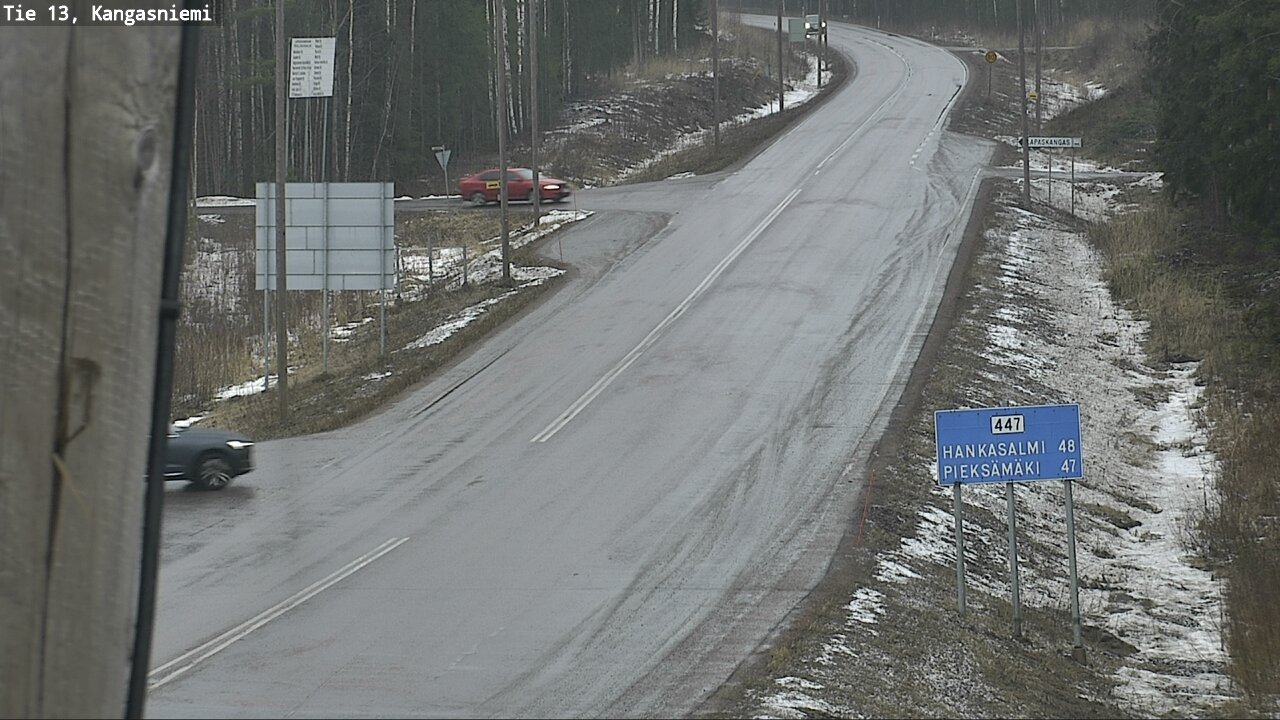 Weather Camera Image Väg 13 Kangasniemi, Kangasniemi, Etelä-Savo