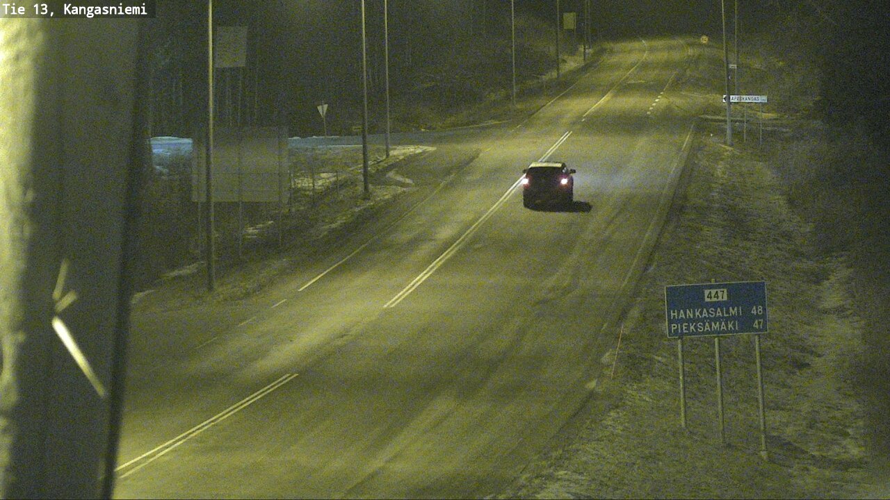 Kelikamerat Kuva Tie 13 Kangasniemi, Kangasniemi, Etelä-Savo