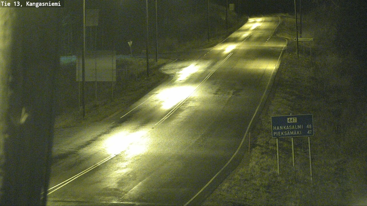 Weather Camera Image Väg 13 Kangasniemi, Kangasniemi, Etelä-Savo