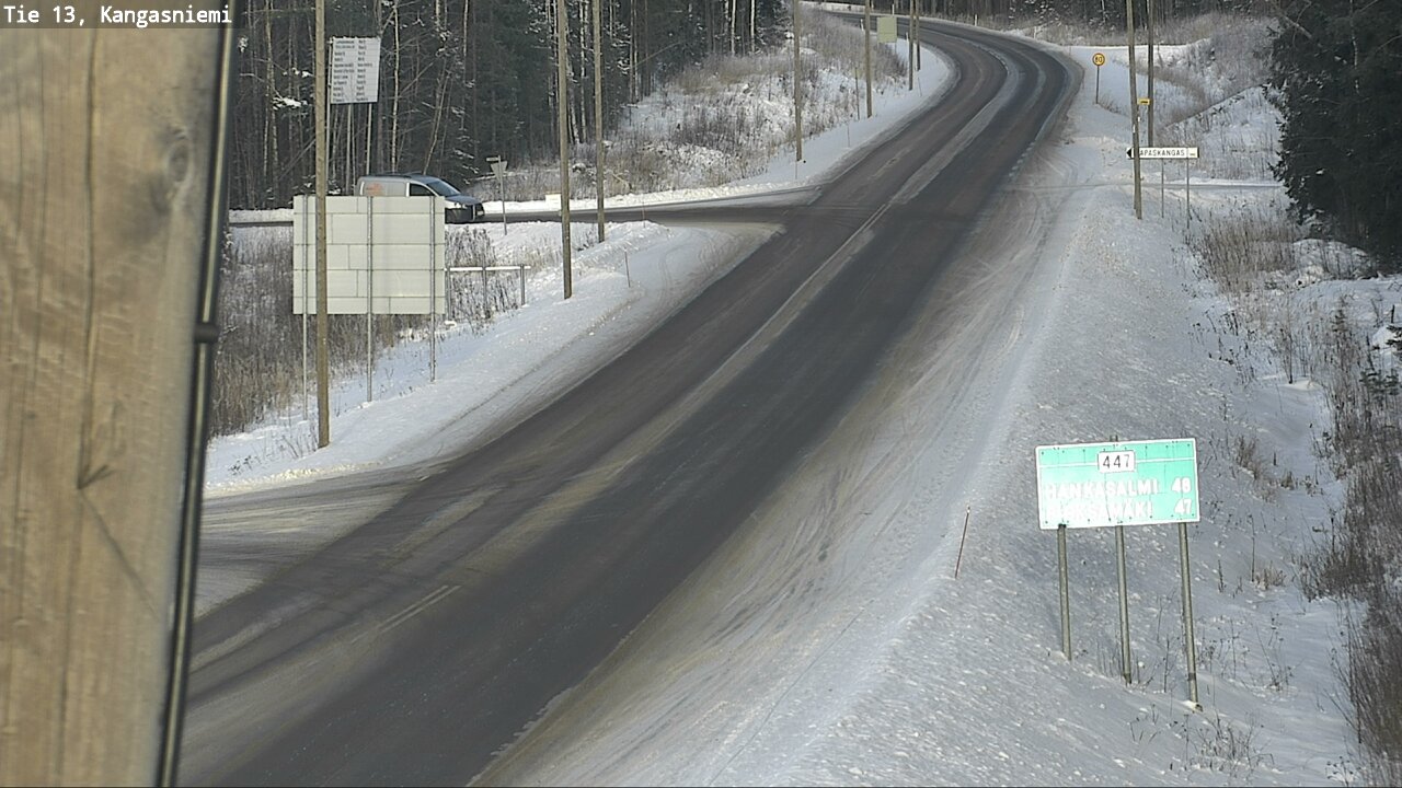 Weather Camera Image Road 13 Kangasniemi, Kangasniemi, Etelä-Savo