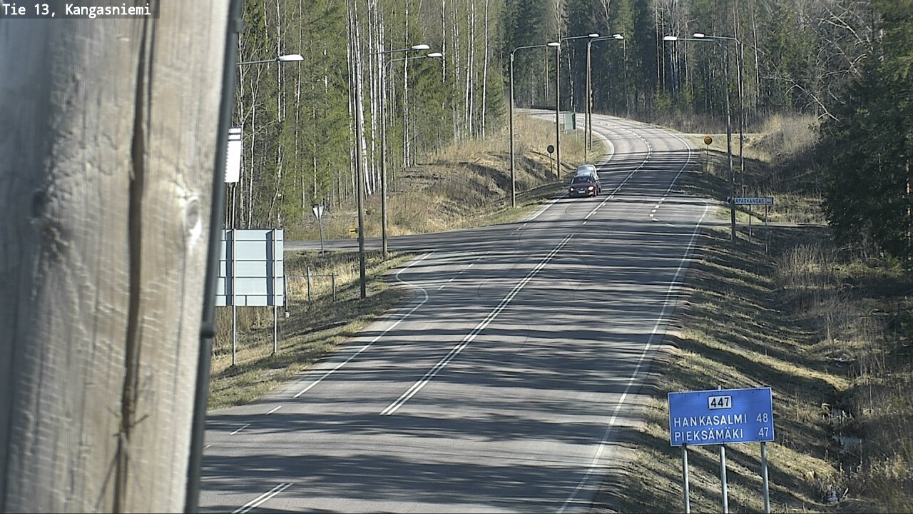 Weather Camera Image Road 13 Kangasniemi, Kangasniemi, Etelä-Savo
