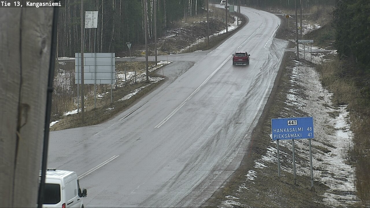 Weather Camera Image Väg 13 Kangasniemi, Kangasniemi, Etelä-Savo