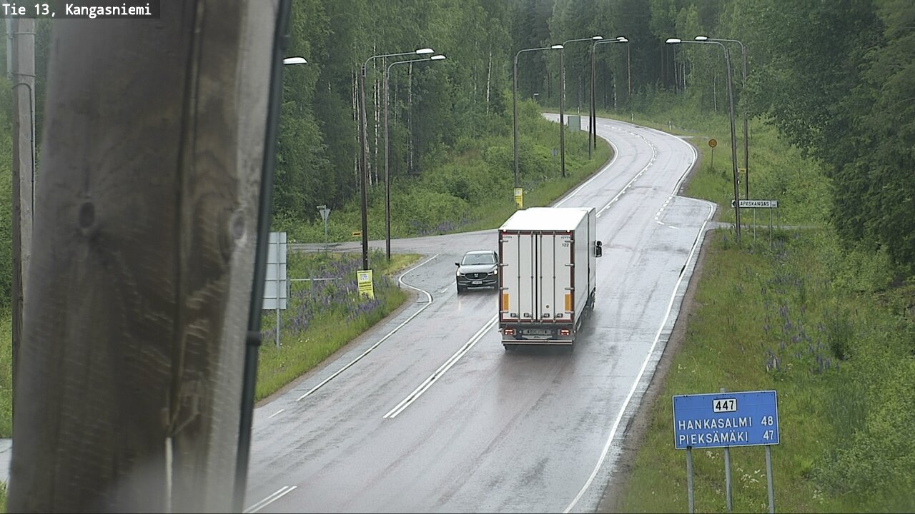 Weather Camera Image Väg 13 Kangasniemi, Kangasniemi, Etelä-Savo