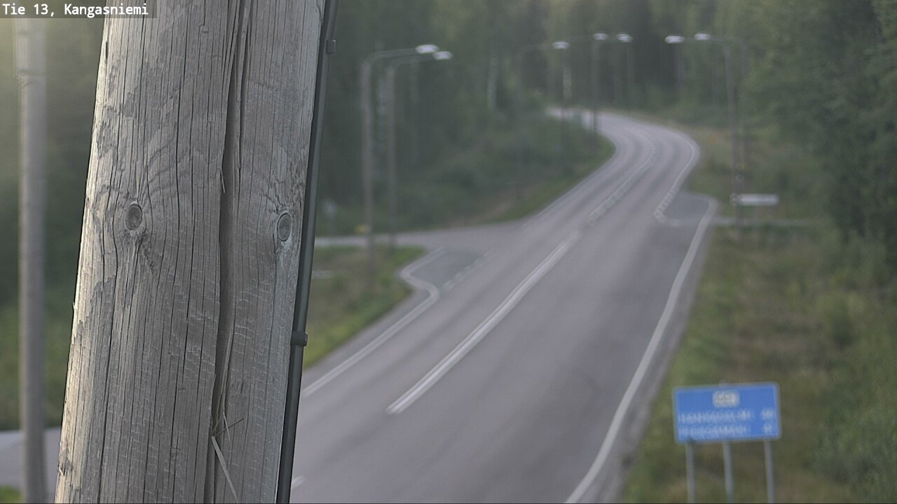 Weather Camera Image Väg 13 Kangasniemi, Kangasniemi, Etelä-Savo