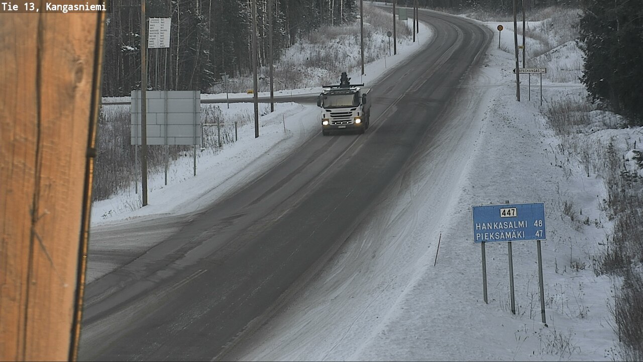 Weather Camera Image Road 13 Kangasniemi, Kangasniemi, Etelä-Savo