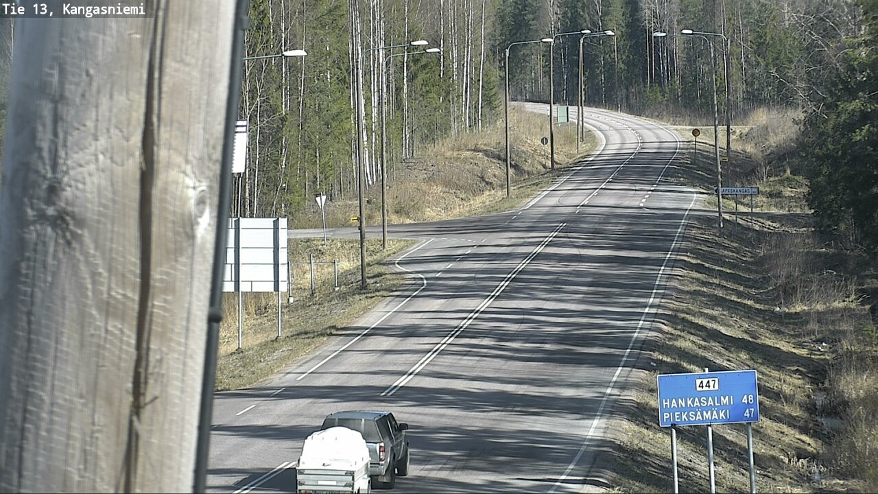 Weather Camera Image Väg 13 Kangasniemi, Kangasniemi, Etelä-Savo