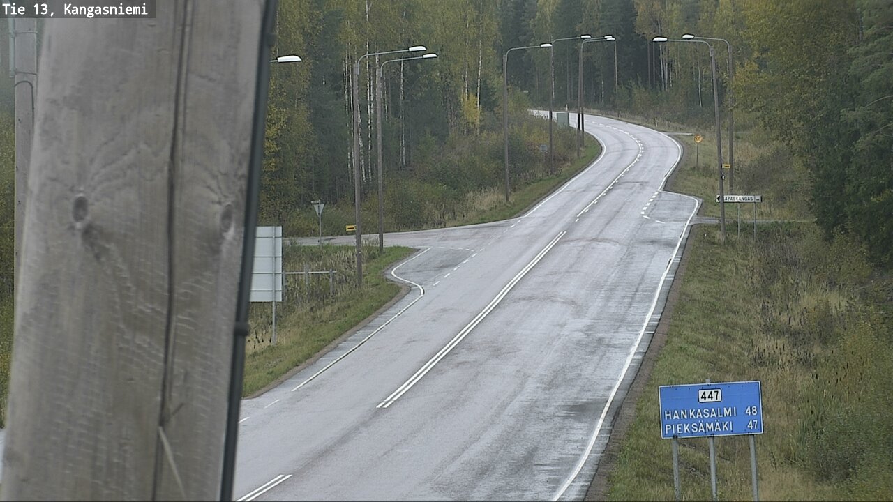 Weather Camera Image Road 13 Kangasniemi, Kangasniemi, Etelä-Savo