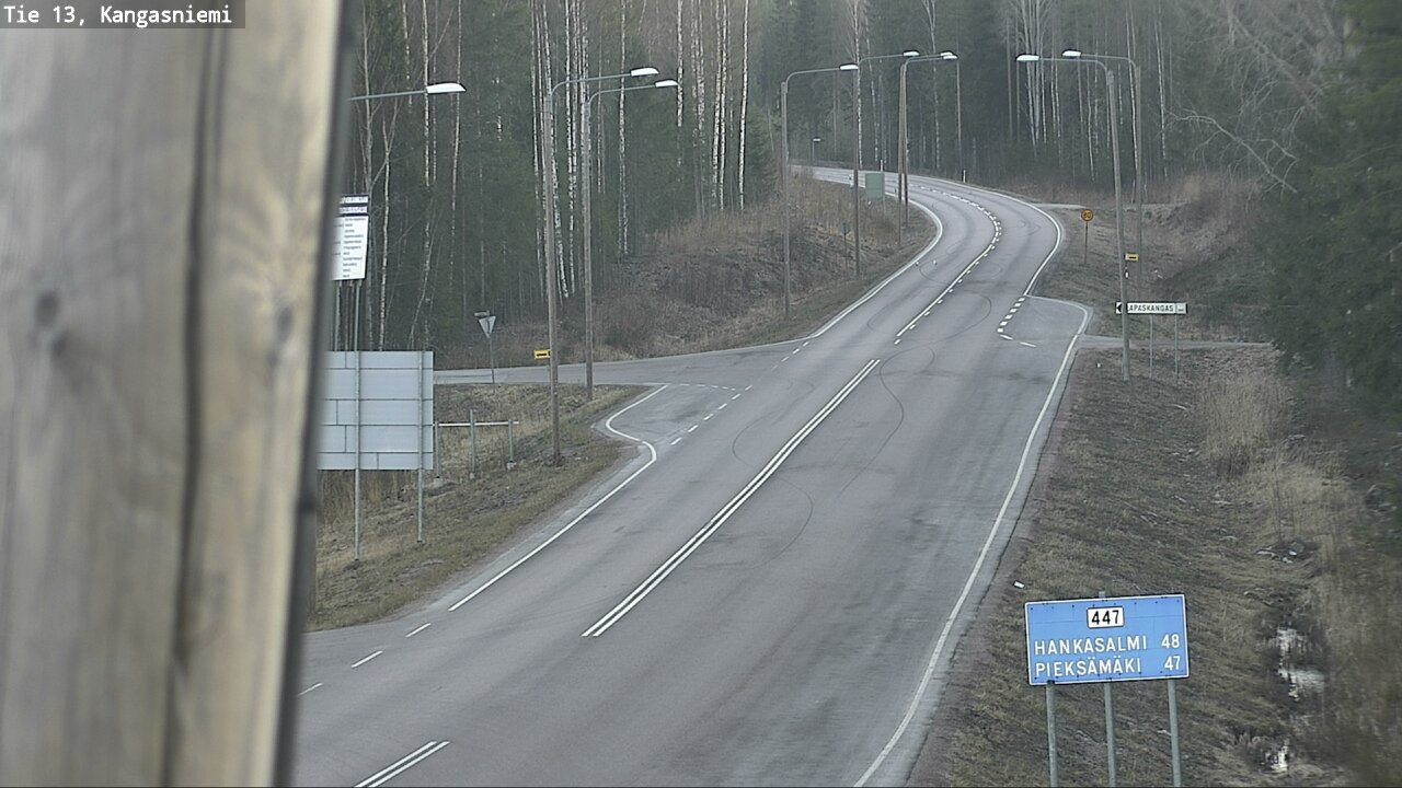 Weather Camera Image Väg 13 Kangasniemi, Kangasniemi, Etelä-Savo
