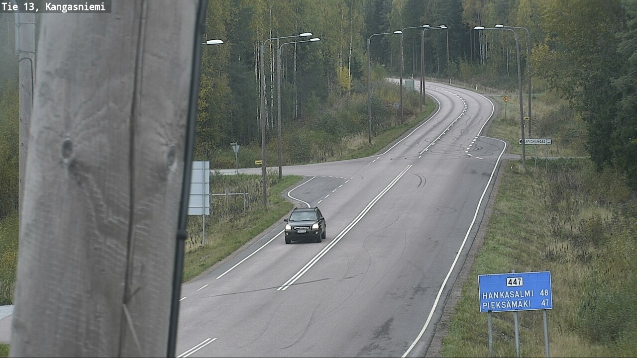 Weather Camera Image Road 13 Kangasniemi, Kangasniemi, Etelä-Savo
