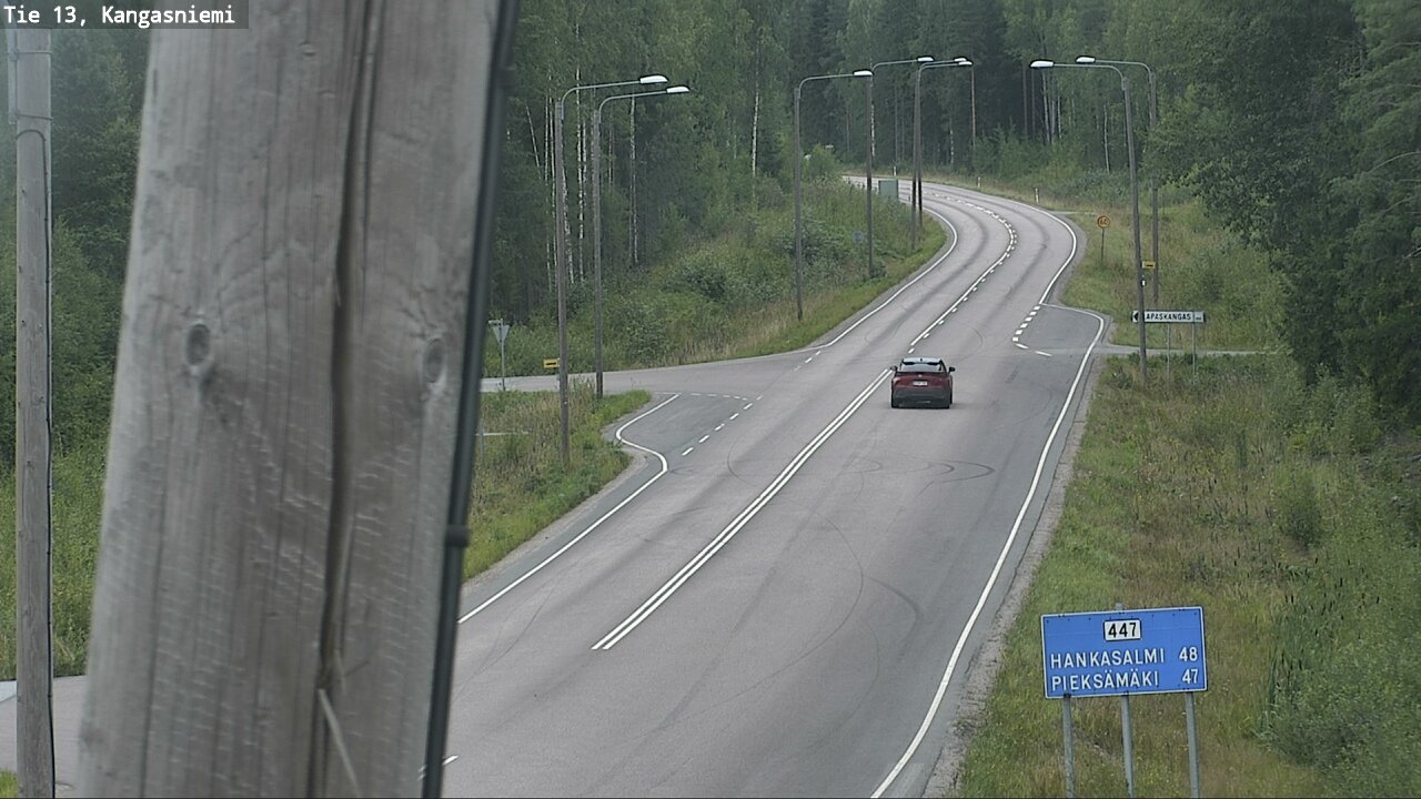 Weather Camera Image Road 13 Kangasniemi, Kangasniemi, Etelä-Savo
