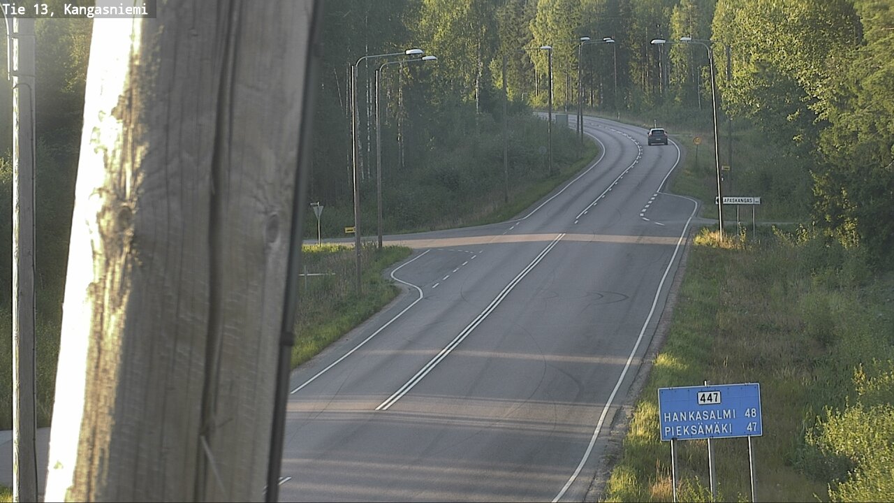Weather Camera Image Väg 13 Kangasniemi, Kangasniemi, Etelä-Savo