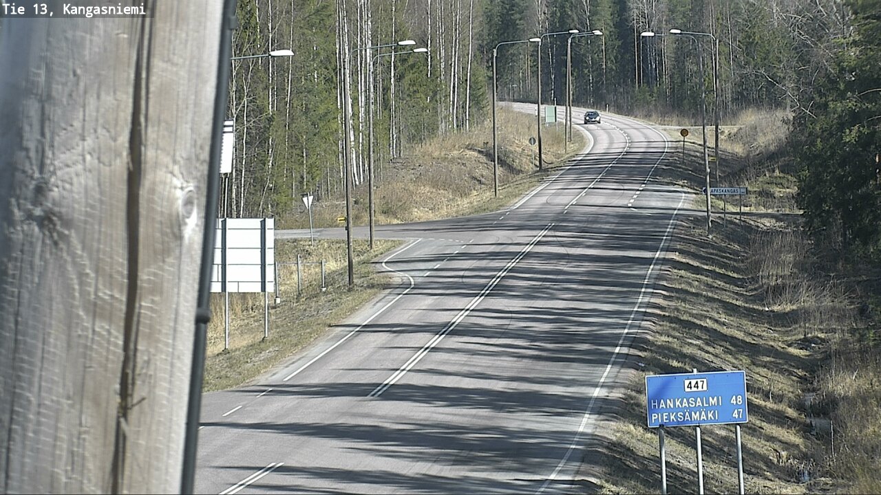Weather Camera Image Väg 13 Kangasniemi, Kangasniemi, Etelä-Savo