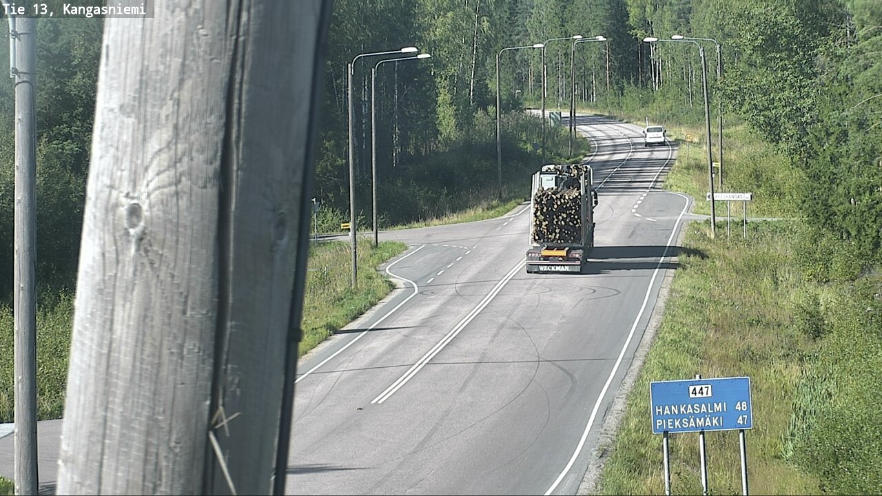 Weather Camera Image Väg 13 Kangasniemi, Kangasniemi, Etelä-Savo