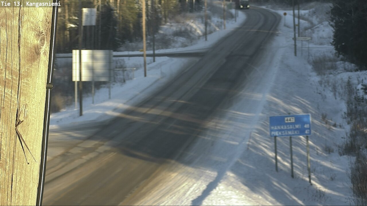 Weather Camera Image Road 13 Kangasniemi, Kangasniemi, Etelä-Savo