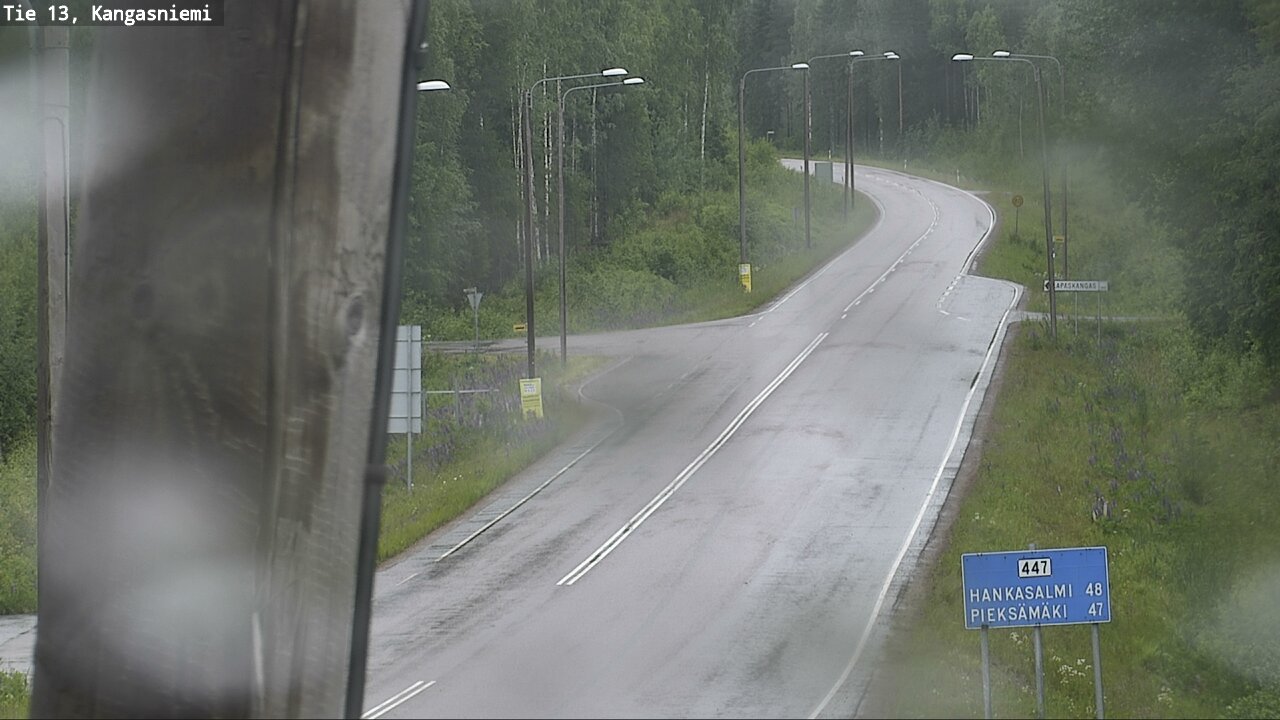 Weather Camera Image Väg 13 Kangasniemi, Kangasniemi, Etelä-Savo