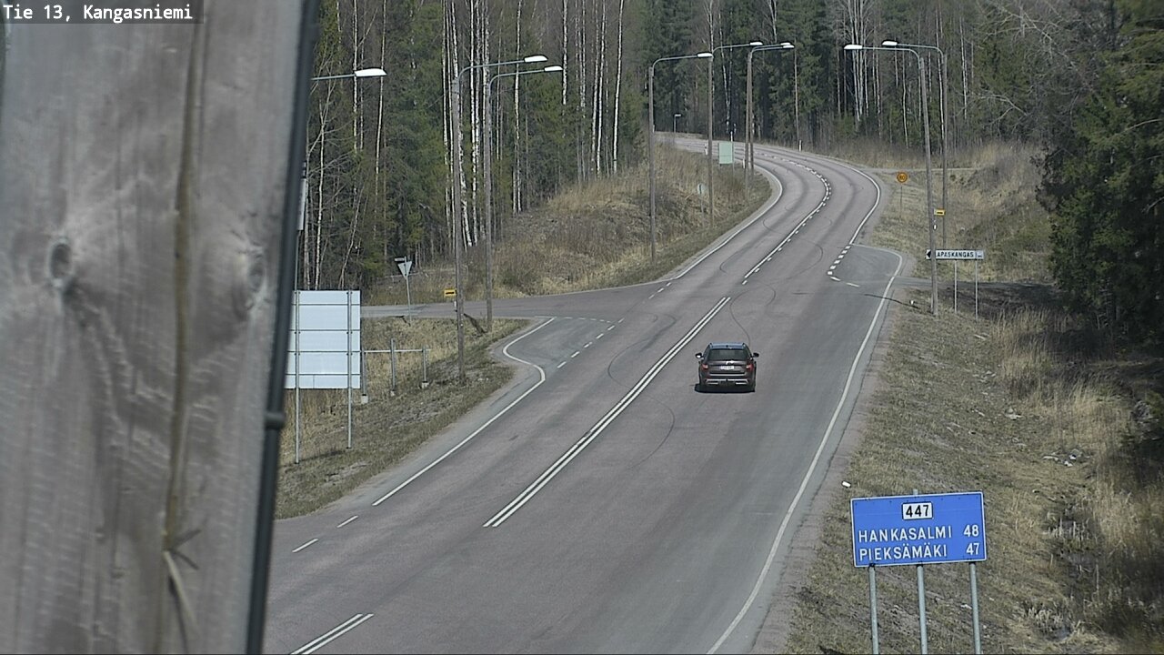 Weather Camera Image Väg 13 Kangasniemi, Kangasniemi, Etelä-Savo