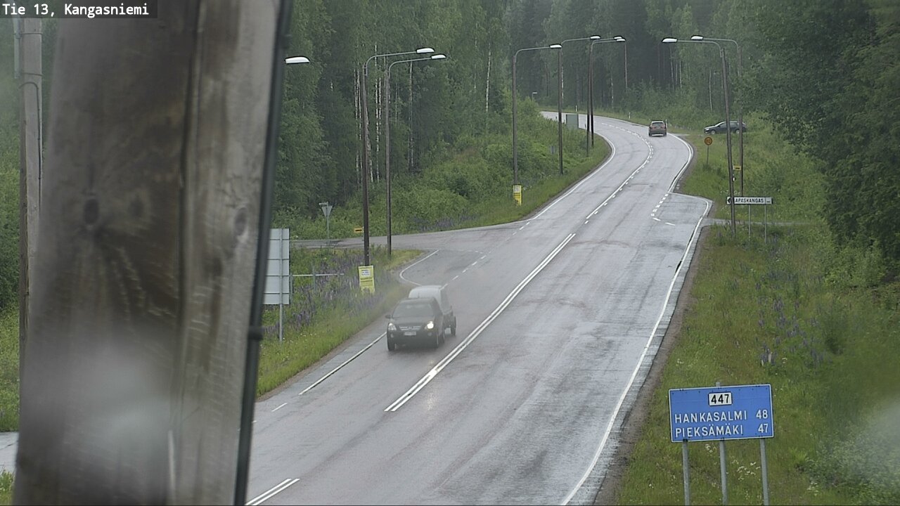 Weather Camera Image Väg 13 Kangasniemi, Kangasniemi, Etelä-Savo
