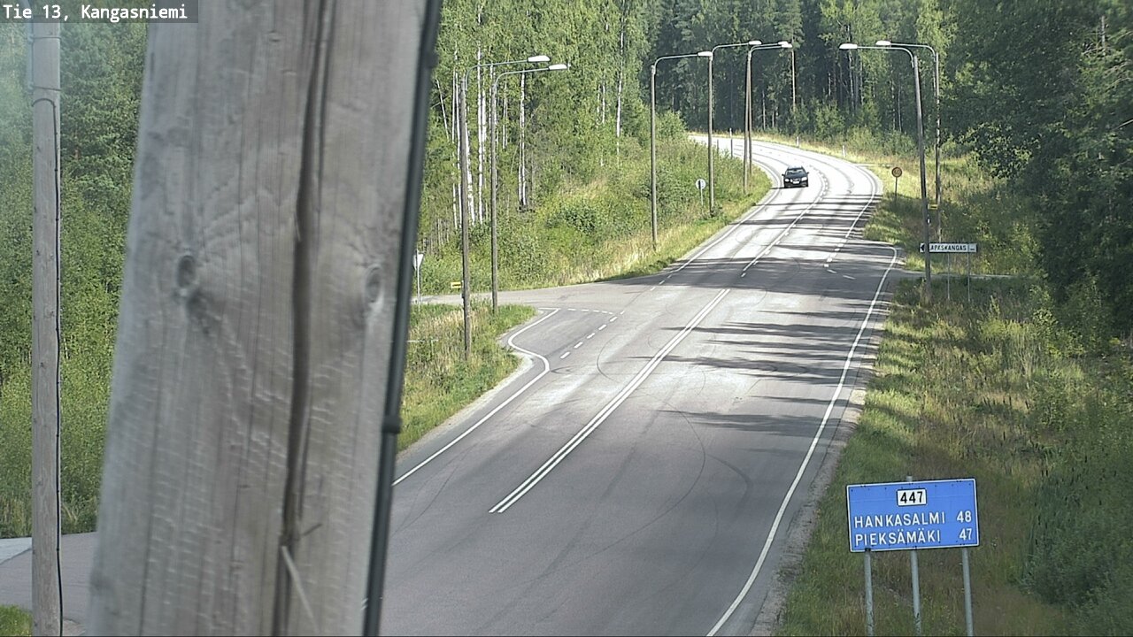 Weather Camera Image Väg 13 Kangasniemi, Kangasniemi, Etelä-Savo