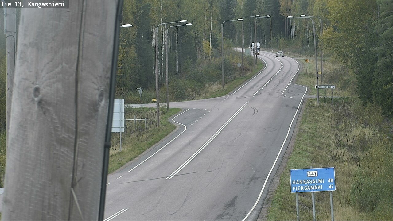 Weather Camera Image Road 13 Kangasniemi, Kangasniemi, Etelä-Savo