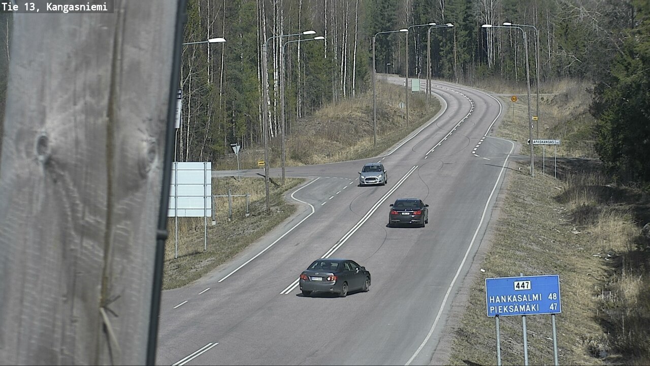 Weather Camera Image Väg 13 Kangasniemi, Kangasniemi, Etelä-Savo