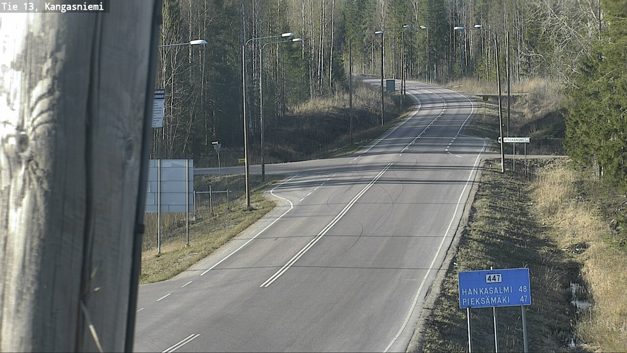 Weather Camera Image Väg 13 Kangasniemi, Kangasniemi, Etelä-Savo
