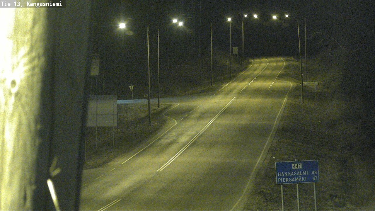 Weather Camera Image Väg 13 Kangasniemi, Kangasniemi, Etelä-Savo