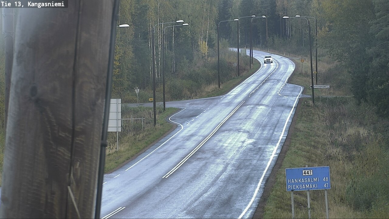 Weather Camera Image Road 13 Kangasniemi, Kangasniemi, Etelä-Savo