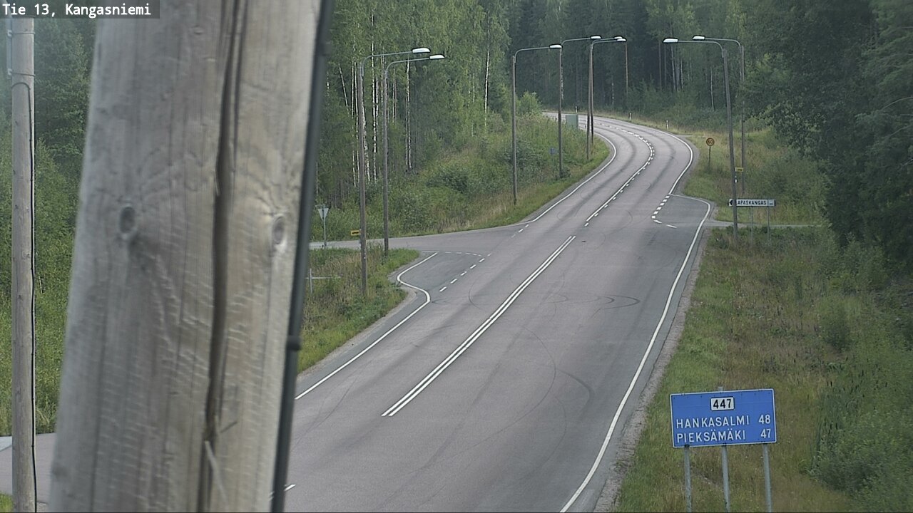 Weather Camera Image Väg 13 Kangasniemi, Kangasniemi, Etelä-Savo