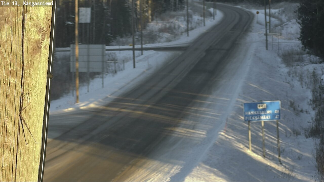 Weather Camera Image Road 13 Kangasniemi, Kangasniemi, Etelä-Savo