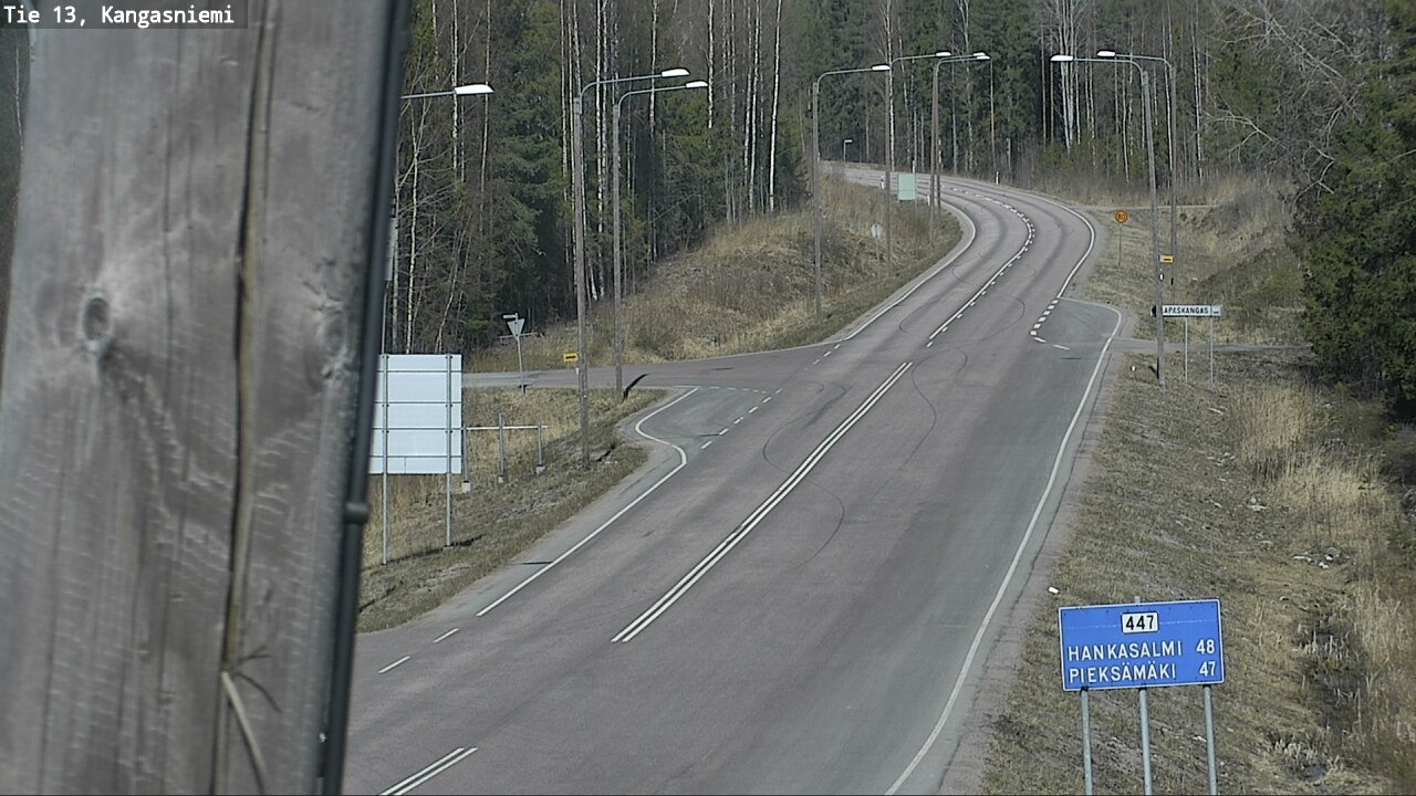 Weather Camera Image Väg 13 Kangasniemi, Kangasniemi, Etelä-Savo